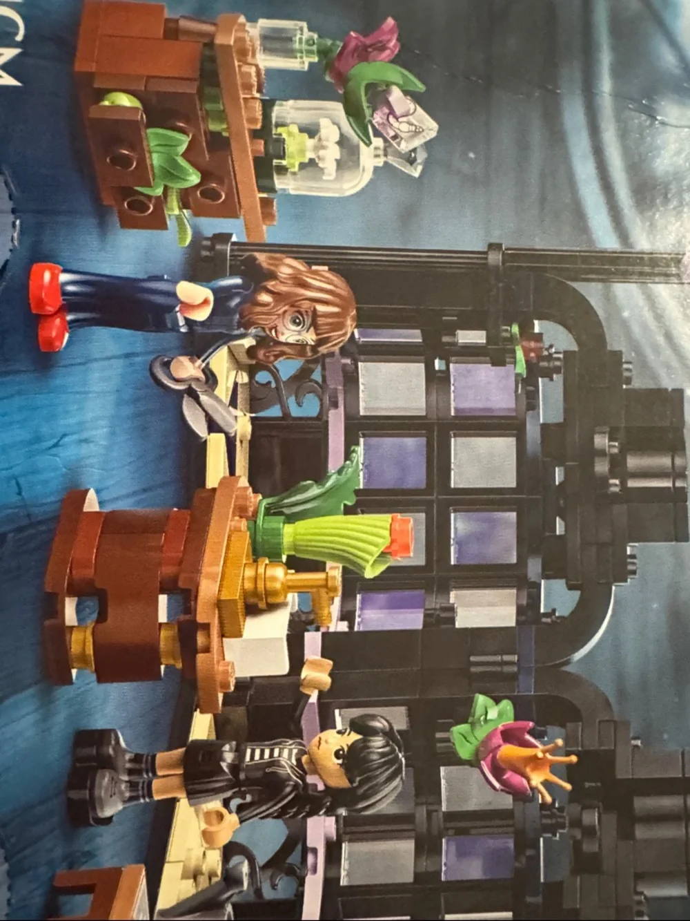 Lego Wednesday Black Dahlia Flower